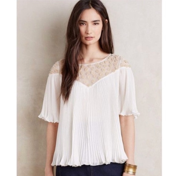 Anthropologie Floreat Petal Blouse - Picture 2 of 4